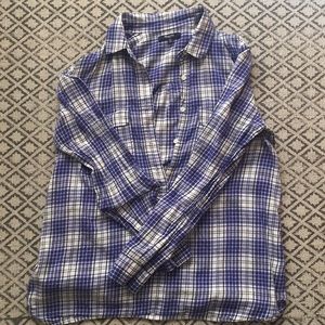 Madewell checked collared shirt